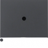 Центральная панель для VDo-розеток и кабельного вывода, K.1, цвет: антрацитовый, матовый 10057006