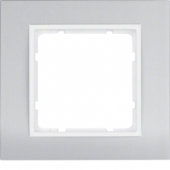Рамкa, B.3, алюминий, цвет: алюминий/полярная белизна 10113904