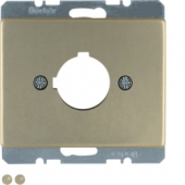 Центральная панель для сигнального и контрольного устройства, Arsys, металл, цвет: светло-бронзовый 10710101