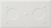 Центральная панель с вращающейся ручкой для 3-уровневого выключателя, Modul 2, цвет: белый, глянцевый 108402