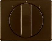 Центральная панель с вращающейся ручкой для 3-уровневого выключателя, Arsys, цвет: коричневый, глянцевый 10880001
