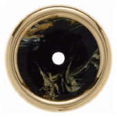 Декоративная оконечная накладка для поворотных выключателей, Palazzo, цвет: черный 109022