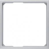 Переходная рамка для центральной панели 50 x 50 мм, S.1/B.3/B.7, цвет: алюминий, матовый 11091414