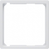 Промежуточная рамка для центральной платы, Q.1/Q.3, цвет: полярная белизна, с эффектом бархата 11096089