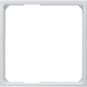 Переходная рамка для центральной панели 50 x 50 мм, S.1, цвет: полярная белизна, глянцевый 11099089