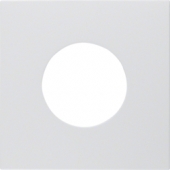 Центральная панель для нажимной кнопки и светового сигнала Е10, S.1/B.3/B.7, цвет: полярная белизна, матовый 11241909