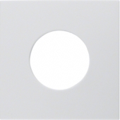 Центральная панель для нажимной кнопки и светового сигнала Е10, S.1, цвет: полярная белизна, глянцевый 11248989