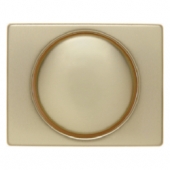 Центральная панель с регулирующей кнопкой для поворотного диммера, Arsys, металл, цвет: золотой 11340002
