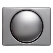 Центральная панель с регулирующей кнопкой для поворотного диммера, Arsys, цвет: нержавеющая сталь 11340004