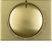 Центральная панель с регулирующей кнопкой для регулятора числа оборотов, Arsys, металл, цвет: золотой 11340022