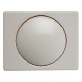 Центральная панель с регулирующей кнопкой для поворотного диммера, Arsys, цвет: белый, глянцевый 11350002
