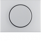 Центральная панель с регулирующей кнопкой для поворотного диммера, K.5, цвет: алюминий 11357003