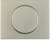 Центральная панель с регулирующей кнопкой для поворотного диммера, K.5, цвет: нержавеющая сталь 11357004
