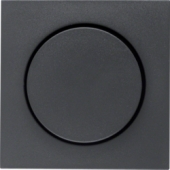 Центральная панель с регулирующей кнопкой для поворотного диммера, S.1/B.3/B.7, цвет: антрацитовый, матовый 11371606