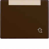 Откидная крышка с полем для надписи, высокая, Arsys, цвет: коричневый, глянцевый 11410001