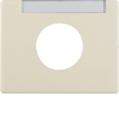 Центральная панель с полем для надписи для нажимной кнопки, Arsys, цвет: белый, глянцевый 11650002