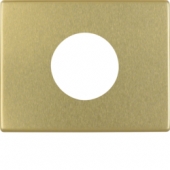 Центральная панель для нажимной кнопки и светового сигнала Е10, Arsys, металл, цвет: золотой 11650102