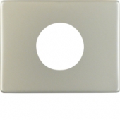 Центральная панель для нажимной кнопки и светового сигнала Е10, Arsys, цвет: нержавеющая сталь 11650104