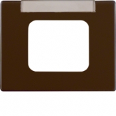 Центральная панель для AMP-ACO с полем для надписи, Arsys, цвет: коричневый, глянцевый 11770001