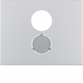 Центральная панель для розетки к громкоговорителю, K.5, цвет: алюминий 11847003