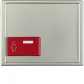 Центральная панель с нижней красной кнопкой, Arsys, вызова цвет: стальной, лак 12199004