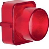Крышка для нажимных кнопок и светового сигнала Е10, Serie 1930/Glas/Palazzo, поверхность: красная, прозрачная 1222