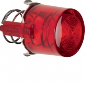 Заглушка для нажимной кнопки и светового сигнала Е10, Serie 1930/Glas/Palazzo, поверхность: красная, прозрачная 1229