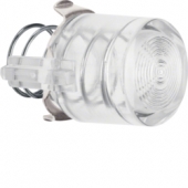Заглушка для нажимной кнопки и светового сигнала Е10, Serie 1930/Glas/Palazzo, поверхность: бесцветная, прозрачная 122902