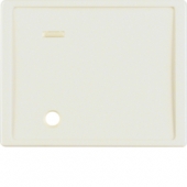 Центральная панель для кнопки c шнурковым приводом с линзой, Arsys, цвет: белый, глянцевый 12330002
