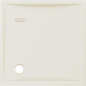 Центральная панель для кнопки c шнурковым приводом с линзой, S.1, цвет: белый, глянцевый 12338982