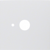 Центральная панель для пневматической кнопки вызова, S.1/B.3/B.7, цвет: полярная белизна, матовый 12881959