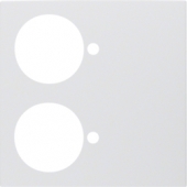 Центральная панель для кнопки присутствия/кнопки присутствия-вызова, S.1, цвет: полярная белизна, глянцевый 12888919