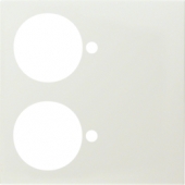 Центральная панель для пневматической кнопки вызова, S.1, цвет: белый, глянцевый 12888952