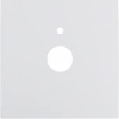 Центральная панель для пневматической кнопки вызова, S.1, цвет: полярная белизна, глянцевый 12888959