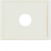 Центральная панель для шинного соединительного элемента с отверстием для штыря, Arsys, цвет: белый, глянцевый 12980002