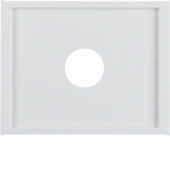 Центральная панель для шинного соединительного элемента с отверстием для штыря, K.1, цвет: полярная белизна, глянцевый 12987009