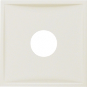 Центральная панель для шинного соединительного элемента с отверстием для штыря, S.1, цвет: белый, глянцевый 12988982