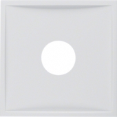 Центральная панель для шинного соединительного элемента с отверстием для штыря, S.1, цвет: полярная белизна, глянцевый 12988989