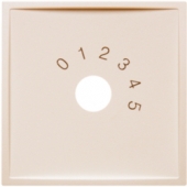 Центральная панель для многопозиционного переключателя радиопрограмм, S.1, цвет: белый, глянцевый 13018982