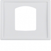 Центральная панель для штекерного разъема сброса, Arsys, цвет: полярная белизна, глянцевый 13050069