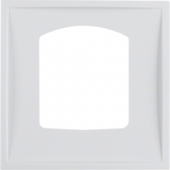 Центральная панель для штекерного разъема сброса, S.1, цвет: белый, глянцевый 13058982