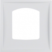 Центральная панель для штекерного разъема сброса, S.1, цвет: полярная белизна, глянцевый 13058989