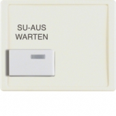 Центральная панель с кнопкой квитирования, белая, Arsys, цвет: белый, глянцевый 13080002
