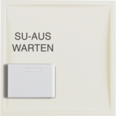 Центральная панель с кнопкой квитирования, белая, S.1, цвет: белый, глянцевый 13088982