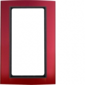 Рамка с большим вырезом, B.3, алюминий, цвет: красный/антрацитовый 13093012
