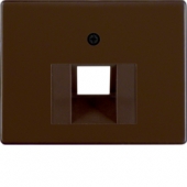 Центральная панель для розетки UAE, Arsys, цвет: коричневый, глянцевый 14070001