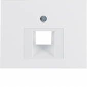 Центральная панель для розетки UAE, K.1, цвет: полярная белизна, глянцевый 14077009