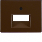 Центральная панель для UAE/E-DAT Design/Telekom розетка ISDN, Arsys, цвет: коричневый, глянцевый 14090001