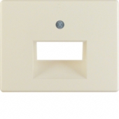 Центральная панель для UAE/E-DAT Design/Telekom розетка ISDN, Arsys, цвет: белый, глянцевый 14090002
