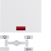 Клавиша в комплекте с 5 линзами, K.1, цвет: полярная белизна, глянцевый 14157009